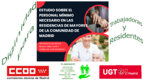 ¿Se está normalizando un modelo en el que el negocio prima sobre los derechos? ¿Trata de silenciar a las personas que reclaman? PLADIGMARE junto con UGT y CCOO Madrid han elaborado y siguen promoviendo este estudio que solucionará los grandes problemas tanto para las personas trabajadoras como para las residentes.